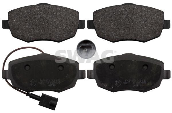 set placute frana,frana disc 72 11 6097 SWAG